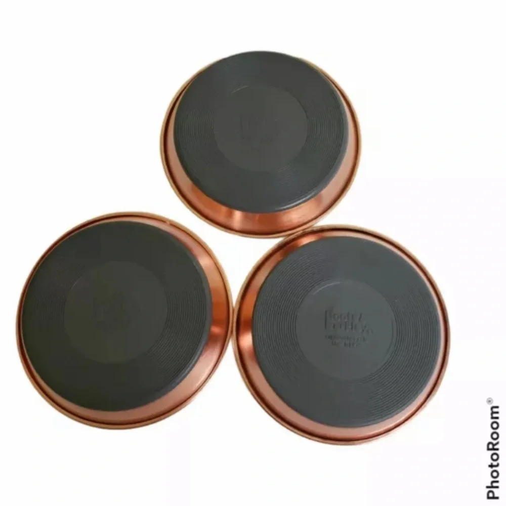 Bundle of 3 x Boots & Barkley Copper Pet Dishes NEW